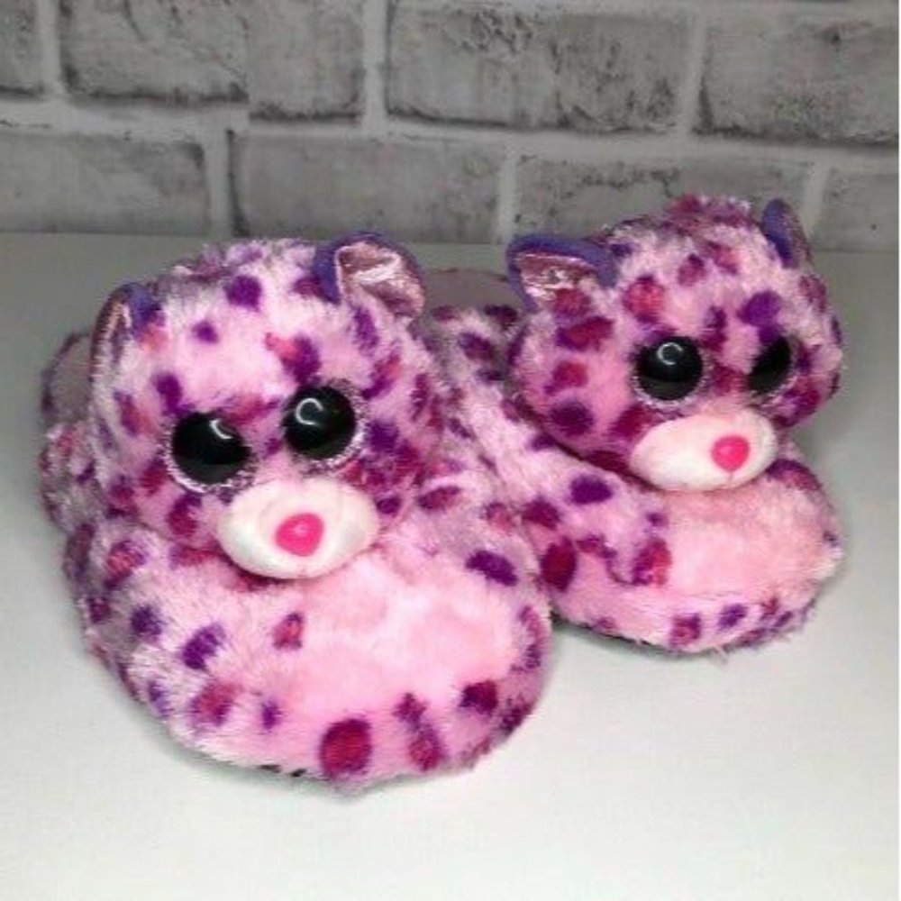 TY Beanie Boos Youth Girls Pink Leopard